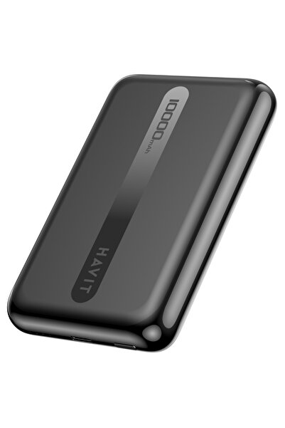 Havit PB5246 10.000mAh Magsafe 20W PD Manyetik Kablosuz Powerbank İnce Iphone Uyumlu
