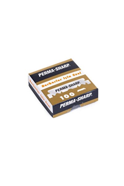 MİRAC HACAMAT Permasharp Yarım Jilet 100 Adet – Tekli Paket – Profesyonel Ber...