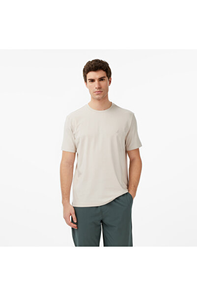 Nautica Erkek Bej Regular Fit T-Shirt