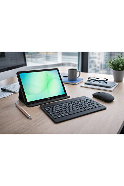 Samsung Galaxy Tab A11 8.7İNCH 4/64GB TABLET+GOLD KALEM+SİYAH KILIF+SİYAH KLA...