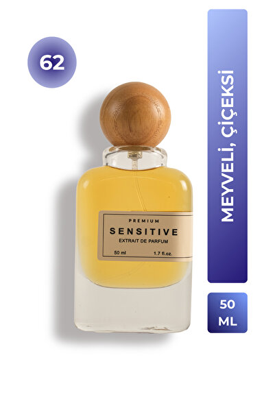 Sensitive 62 Erkek Parfüm 50 ml Meyveli, Çiçeksi
