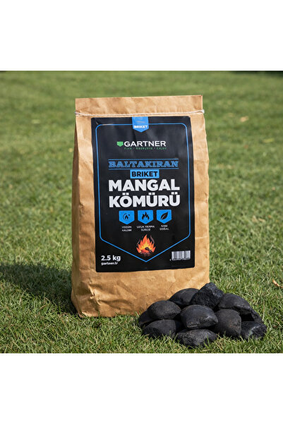 GARTNER BALTAKIRAN BRİKET MANGAL KÖMÜRÜ - 2,5 KG