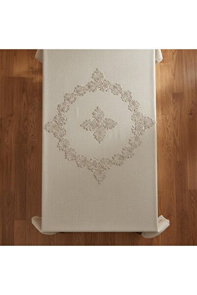 Finezza Finezza1604 - 8690000022038 - Jade Linen Effect Fabric Beige/Beige Co...