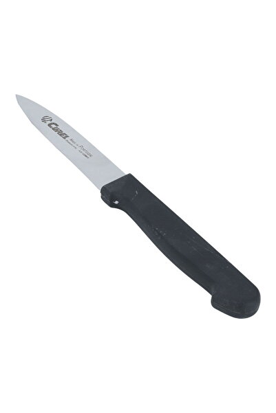 Generic Steel Al Saif Gallery Kitchen Knife, 8 cm - Black
