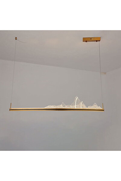 Generic ثريا ميشكاتي من الألومنيوم، 100 سم - ذهبي