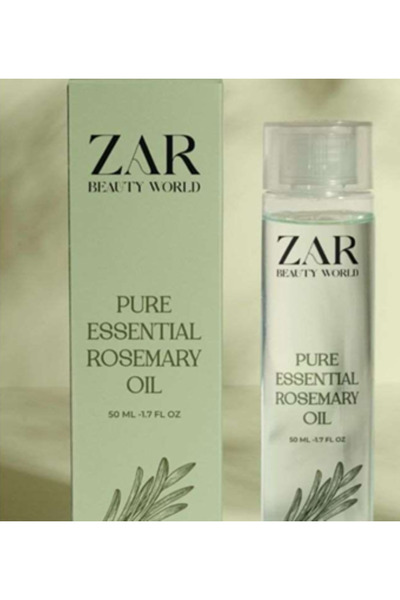 ZAR BEAUTY WORLD زيت إكليل الجبل العطري النقي للعناية بالشعر