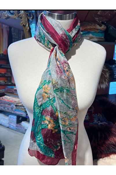 Dervişan İpekçilik %100 Saf İpek Fular El Baskısı Sanat Serisi