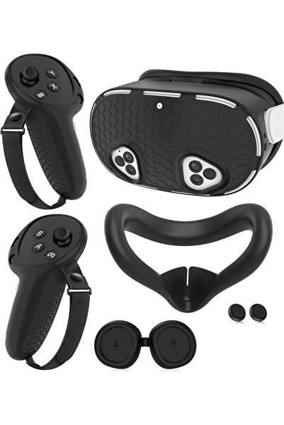 Generic Silicone Cover Set Compatible with Meta Quest 3S Accessories, VR Prot...