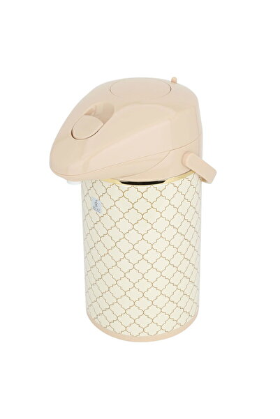 Generic ترمس جاكوار كلاسيكي، سعة 2.5 لتر، وعاء داخلي من الزجاج حراري ، غلاف خ...