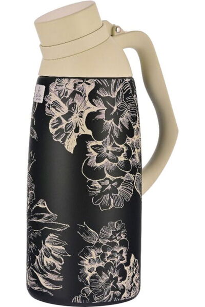 Generic ترمس رانيا الكلاسيكي، سعة 2.5 لتر، غلاف داخلي من الفولاذ، غلاف خارجي ...