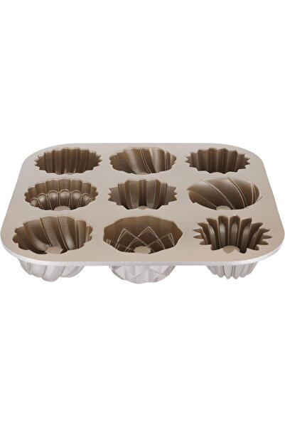 Generic قالب كيك من الجرانيت من ماريسا لونينا، 9 قوالب، 23.5 × 23.5 × 3.5 سم ...