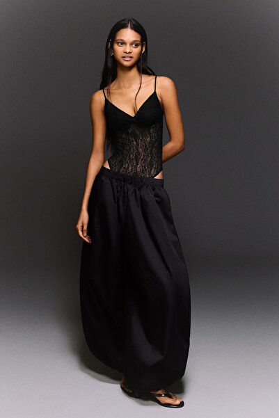 Bershka Dantelli askılı body