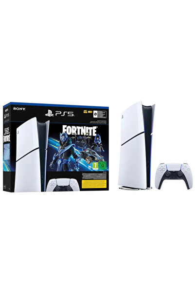 Genericc جهاز بلاي ستيشن 5 سليم الرقمي بسعة 825 جيجابايت جامبو مع لعبة فورتنا...