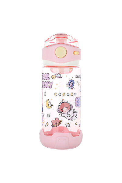 Generic Al Saif Gallery Plastic Flask, 580 ml - Pink