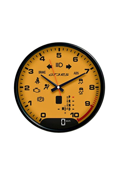 GenelTedarik Porsche GT3RS Model Araba Kadranı Tasarım Duvar Saati