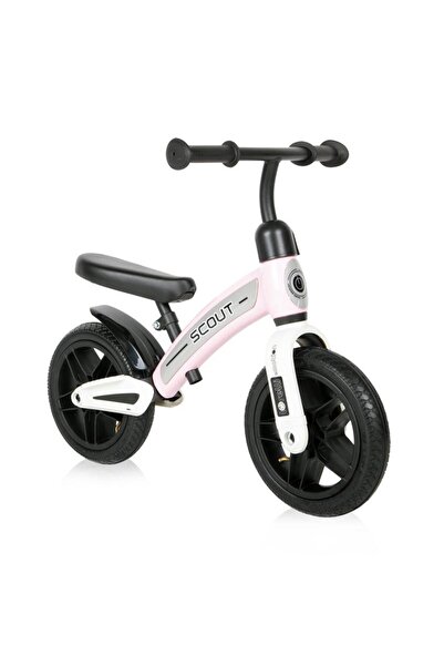 LORELLİ Balance Bike Scout Air, Air Tires, Adjustable Seat, Pink, 2-4Y
