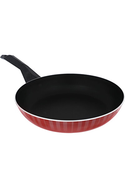 Generic Alsaif Plus Teflon Frying Pan, 22 cm - Red