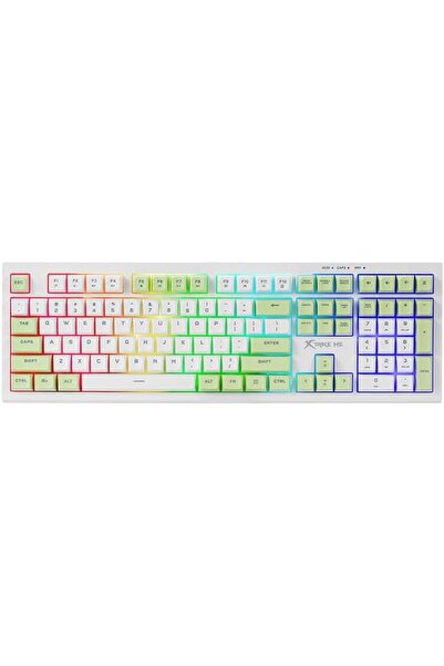 Generic لوحة مفاتيح ألعاب بأسلاك بيضاء - XTRIKE ME -512-A