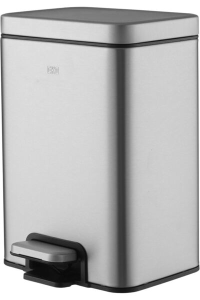 Generic سلة مهملات صديقة للبيئة مصنوعة من الفولاذ المقاوم للصدأ، سعة 12 لترًا...