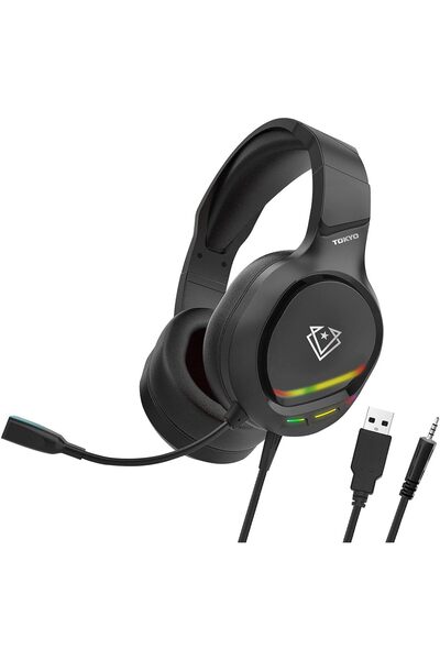 Generic Vertux Gaming Headphone with Mic,Ergonomic Noise Isolating Amplified ...