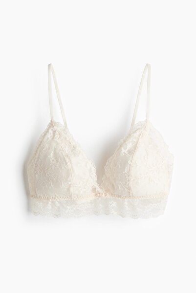 H&M Dolgulu ve İşlemeli Yumuşak Sütyen