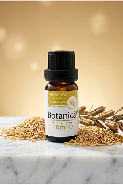 botanica %100 Saf Susam Yağı Soğuk Sıkım Doğal Masaj Cilt Besleyici Nemlendir...