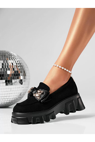 Zaira Дамски черни ежедневни обувки от еко кожа Natalia2 #24480
