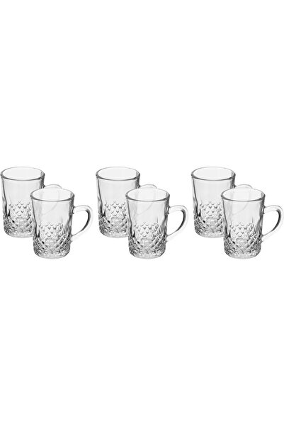 Generic Al Saif Gallery Glass Tea Bialat Serving Set, 6 Pieces - Clear