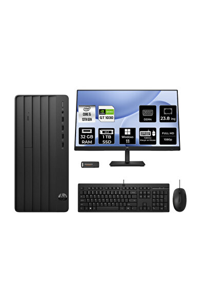 HP Pro Tower 290 G9 i5 13500 32GB 1TB SSD GT1030/4GB W11H Masaüstü Bilgisayar...