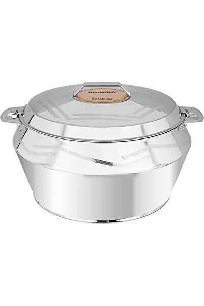 Generic Shakila Buhara Stainless Steel Container, 2500 ml - Silver