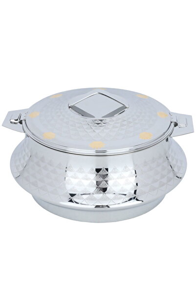 Generic Ashwaq Aseel Al saif Gallery Food Container, 3500 ml - Silver