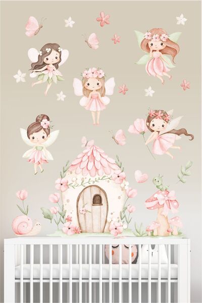Piksel Grafik Fairy Tale Children's Room Wall Sticker Set, Children's and Bab...