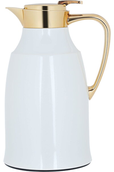 Generic ترمس الدرعية من معرض السيف، سعة 1 لتر، وعاء داخلي من الزجاج حراري ، غ...