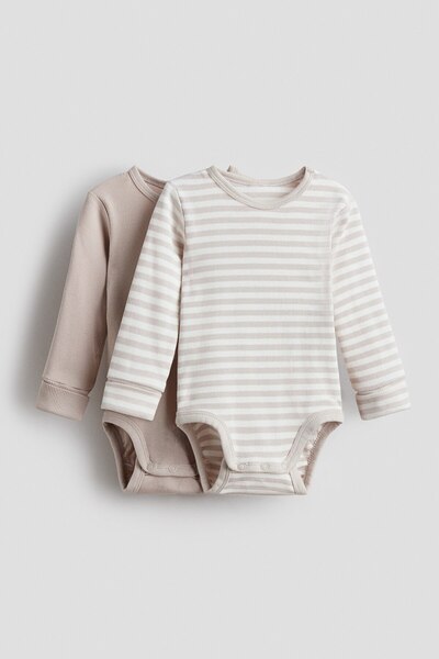 H&M 2'li Uzun Kollu Body