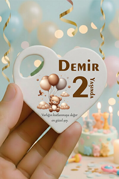 Jozia Kişiye Özel Açacak Magnet – Doğum Günü Buzdolabı Magneti - Safari Tasar...