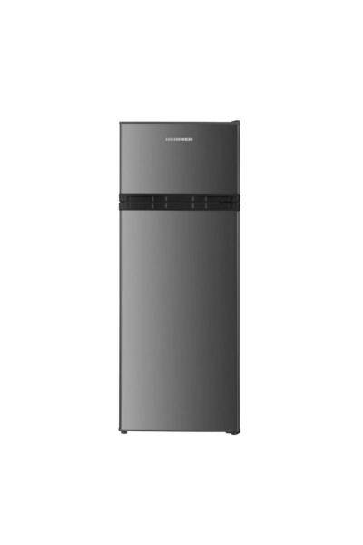 Heinner Frigider cu două uși HF-HM2206INVXD 206L Clasa D Inverter LED 143cm Inox