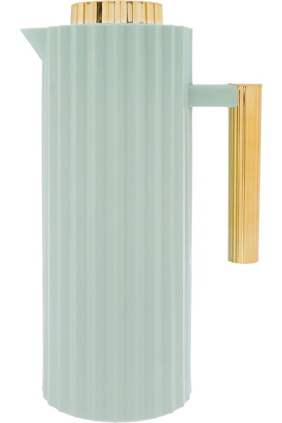 Generic ترمس روعة 2 من تايملس، سعة 1 لتر، وعاء داخلي من الزجاج الحراري، غلاف ...