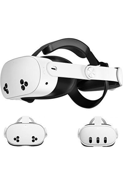 Generic حزام رأس لجهاز Meta Quest 3/3S، حزام بديل مريح وقابل للتعديل لجهاز Oc...