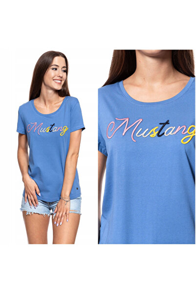 Mustang Tricou Dama, Mustang, Alina C, Albastru, Marime S