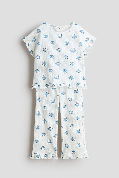 H&M 2 Parçalı Fırfırlı Set