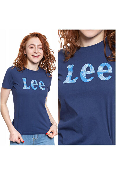 Lee Tricou Dama, Lee, Slim Logo Tee, Croi Slim, 100% Bumbac, Fara Inchidere, ...