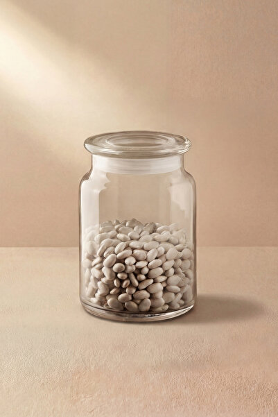 GÖNÜL Cam Kapaklı 12'Li Cam Kavanoz 0,80 L (800 ml) – Sızdırmaz/Hava Almaz Ku...