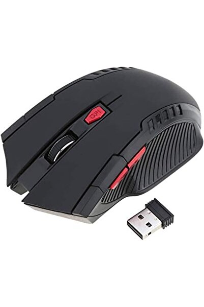 Generic ماوس ألعاب لاسلكي محمول بتردد 2.4 جيجا هرتز، بدقة 2400 نقطة في البوصة...