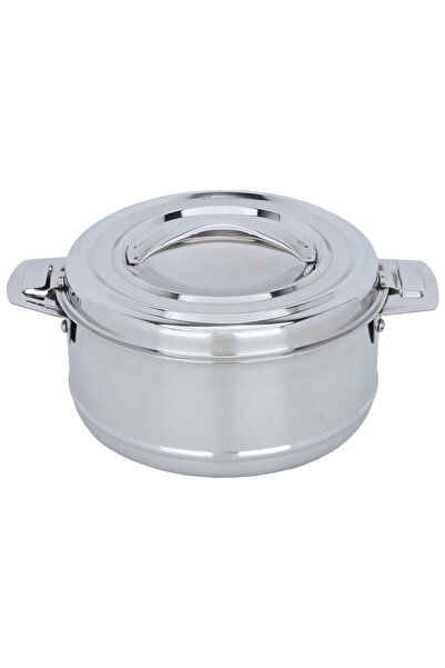 Generic Steel Maxima Food Container, 1500 ml, Indian - Silver