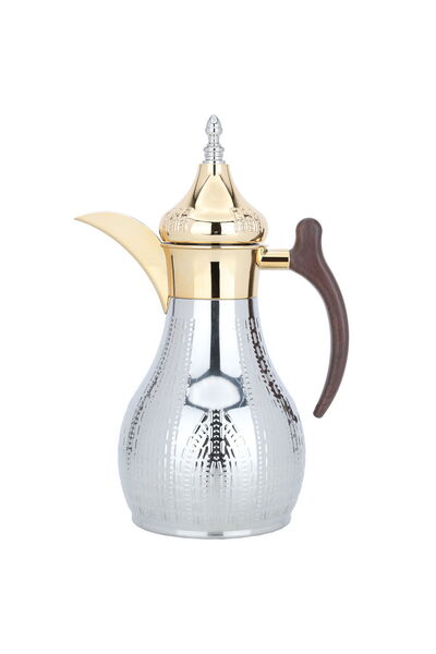 Generic ترمس هيلا من معرض السيف، سعة 1.2 لتر، مقبض خشبي، غلاف داخلي من الفولا...