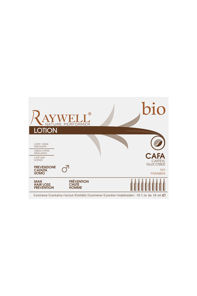 Raywell LOȚIUNE CAFA - PREVENIREA CĂDERII PĂRULUI PENTRU BĂRBAȚI