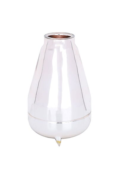 Generic ترمس زجاجي كرم من معرض السيف، سعة 1 لتر، مزود بمنظم حرارة داخلي - أبيض