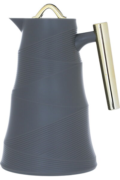 Generic ترمس بامبو غلوري، سعة 1 لتر، وعاء داخلي زجاجي، غلاف خارجي بلاستيكي - ...