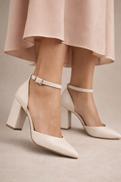 Firibu Kadın Topuklu Ayakkabı Sivri Klasik Abiye Günlük 34-35-41-42 Özel Numa...