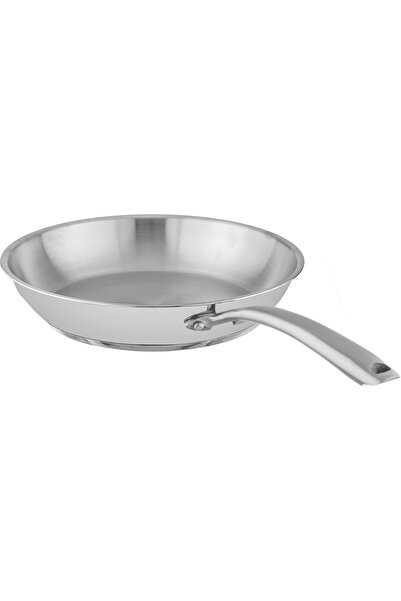 Generic مقلاة هندية من الفولاذ المقاوم للصدأ من آل سيف، سعة 1 لتر، 28 سم - فضي